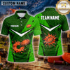 Maxcorners Clay Target Shooting Sport Chevron Multiple Options Personalized Name, Team Name 3D Shirt