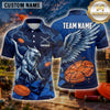 Maxcorners Eagle Soaring Feather Wings Multiple Options Personalized Name, Team Name 3D Shirt