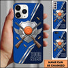 Maxcorners Winged Crossed Shotguns Sporting Clays Personalized Name Trap Shooting Phone Case