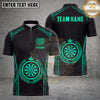Maxcorners Darts Polynesian Tribal Dartboard Laurel Emblem Multiple Options Personalized Name, Team Name 3D Shirt