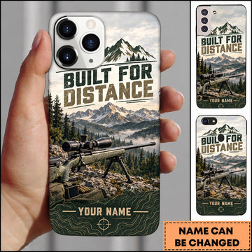 Maxcorners Long Range Shooting Built For Distance Forest Marksman Personalized Name 3D Phone Case