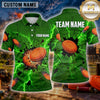 Maxcorners Eagle Soaring Feather Artwork Multiple Options Personalized Name, Team Name 3D Shirt