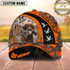 Maxcorners Dog Hunting And Duck Hunting Flying Waterfowl Camouflage Multiple Options Personalized Name 3D Cap