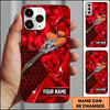 Maxcorners Camo Clay Shotgun Pull Clay Target Personalized Name Trap Shooting Phone Case
