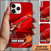 Maxcorners Blue Dynamic Shooter Pull Clay Target Personalized Name Trap Shooting Phone Case