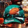 Maxcorners Shattered Clay Target Honeycomb Clay Shooting Personalized Name 3D Cap