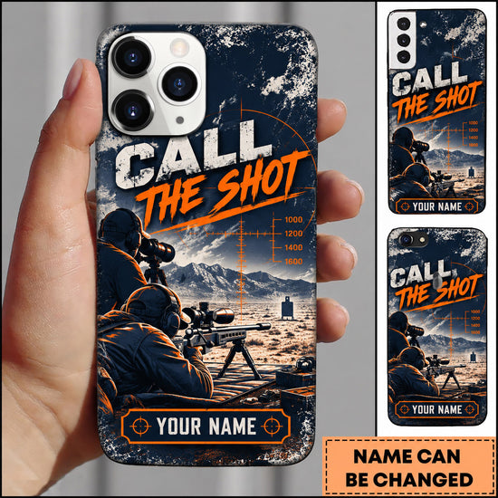 Maxcorners Long Range Shooting Call The Shot Precision Marksman Personalized Name 3D Phone Case
