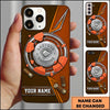 Maxcorners 12 Gauge Silver Shell Clay Target Shooting Personalized Name Trap Shooting Phone Case