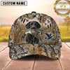 Maxcorners Dog Hunting And Duck Hunting Wetland Grass Camouflage Multiple Options Personalized Name 3D Cap