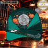 Maxcorners Shotgun Shell Target Badge Trap Shooting Personalized Name 3D Cap
