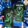 Maxcorners Spectral Skull Thunder Vortex Pool Multiple Options Personalized Name, Team Name 3D Shirt