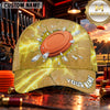Maxcorners Lightning Shattered Clay Target Trap Shooting Personalized Name 3D Cap