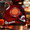 Maxcorners Clay Target Crosshair Trap Shooting Personalized Name 3D Cap