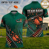 Maxcorners Trap Shooting Shattered Clay Target Shotgun Honeycomb Pattern Multiple Options Personalized Name, Team Name 3D Shirt