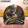 Maxcorners Hunting Skull Archer Forest Waterfall Bow Hunting Design Multiple Options Personalized Name 3D Cap