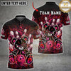 Maxcorners Bowling Voodoo Teddy Bear Bowling Pins Multiple Options Personalized Name, Team Name 3D Shirt