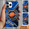 Maxcorners Crossed Shotguns Bullseye Clay Target Personalized Name Trap Shooting Phone Case