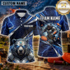 Maxcorners Bear Fierce Predator Multiple Options Personalized Name, Team Name 3D Shirt