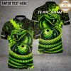 Maxcorners Bowling Snake Coiled Ball Venomous Scales Multiple Options Personalized Name, Team Name 3D Shirt