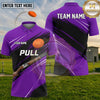 (5 Colors) Maxcorners Trap Shooting PULL Shotgun Clay Target Minimal Slash Multiple Options Personalized Name, Team Name 3D Shirt