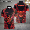 Maxcorners Darts Polynesian Tribal Crossed Darts Dartboard Multiple Options Personalized Name, Team Name 3D Shirt