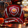Maxcorners Blue Shield Clay Target Emblem Trap Shooting Personalized Name 3D Cap
