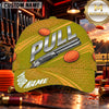 Maxcorners PULL Shotgun Honeycomb Stripes Trap Shooting Personalized Name 3D Cap