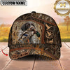 Maxcorners Dog Hunting And Duck Hunting Compass Woodland Pattern Multiple Options Personalized Name 3D Cap