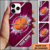 Maxcorners Clay Target Crosshair Sporting Clays Personalized Name Trap Shooting Phone Case