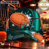 Maxcorners Exploding Orange Clay Target Trap Shooting Personalized Name 3D Cap