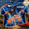 Maxcorners Skull Gothic Flame Artwork Multiple Options Personalized Name, Team Name 3D Shirt