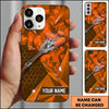Maxcorners Camo Clay Shotgun Pull Clay Target Personalized Name Trap Shooting Phone Case