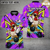 Maxcorners Bowling Rooster Cartoon Pop Art Multiple Options Personalized Name, Team Name 3D Shirt