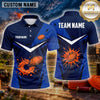 Maxcorners Clay Target Shooting Sport Chevron Multiple Options Personalized Name, Team Name 3D Shirt