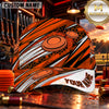 Maxcorners Abstract Racing Stripe Clay Targets Trap Shooting Personalized Name 3D Cap