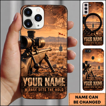 Maxcorners Long Range Shooting Mirage Sets The Hold Marksman Personalized Name 3D Phone Case