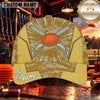 Maxcorners Metallic Clay Target Burst Trap Shooting Personalized Name 3D Cap