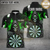 Maxcorners Darts Shirts Grim Reaper Dartboard Blood Splatter Artwork Multiple Options Personalized Name, Team Name 3D Shirt