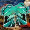 Maxcorners Clay Shooting Dynamic Sports Stripes Multiple Options Personalized Name, Team Name 3D Shirt