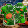Maxcorners Clay Shooting Crossed Rifles Multiple Options Personalized Name, Team Name 3D Shirt