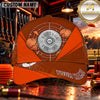 Maxcorners Shotgun Shell Target Badge Trap Shooting Personalized Name 3D Cap