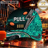 Maxcorners PULL Lightning Bolt Trap Shooting Personalized Name 3D Cap