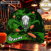 Maxcorners Ram Skull Clay Targets Clay Shooting Personalized Name 3D Cap
