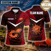 Maxcorners Clay Target Shooting Sport Chevron Multiple Options Personalized Name, Team Name 3D Shirt