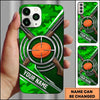 Maxcorners Crossed Shotguns Bullseye Clay Target Personalized Name Trap Shooting Phone Case