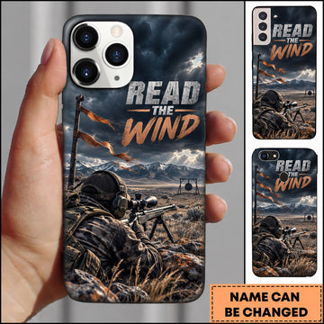 Maxcorners Long Range Shooting Read The Wind Mountain Hunter Personalized Name 3D Phone Case