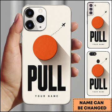 Maxcorners Trap Shooting Minimal Clay Target Pull Personalized Name 3D Phone Case