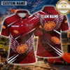 Maxcorners Trap Shooting Shirt Clay Shooting Sport Shield Multiple Options Personalized Name, Team Name 3D Shirt