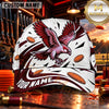 Maxcorners White Eagle Flying Targets Trap Shooting Personalized Name 3D Cap