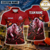 Maxcorners Clay Target Shooting Bullseye Rings Multiple Options Personalized Name, Team Name 3D Shirt